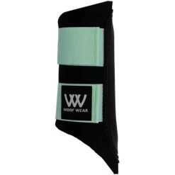 2023 Woof Wear Club Brushing Boots WB0003 - Black / Pistachio Colour Black/Pistachio