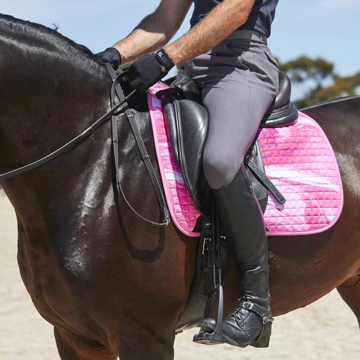 2022 Weatherbeeta Prime Marble Dressage Saddle Pad 1008703 - Pink Swirl Colour Pink Swirl 4 2022 Weatherbeeta Prime Marble Dressage Saddle Pad 1008703 - Pink Swirl Colour Pink Swirl - Image 2