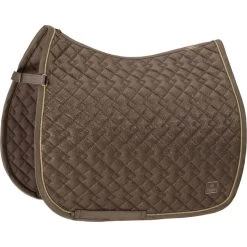 2021 Eskadron Glitter Mesh Saddle Pad 214855 - Plaza Taupe