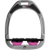 2022 Flex-on Green Composite Ultra Grip Stirrups GC05IUG0505 - Silver Grey / Pink Colour Pink/Silver Grey