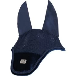 2022 HKM Mellow Velvet Ear Bonnet 13615 - Deep Blue