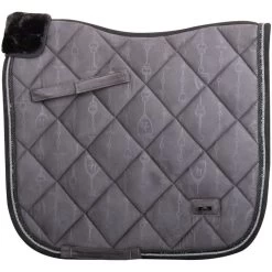 2022 HV Polo Lauren Dressage Saddle Pad 802493450 - Zinc Grey Colour Zinc Grey