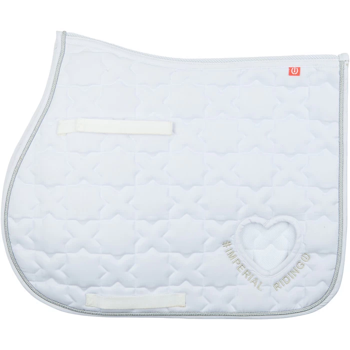 2022 Imperial Riding IRHSymbol General Purpose Saddle Pad ZT73318002 - White 3 2022 Imperial Riding IRHSymbol General Purpose Saddle Pad ZT73318002 - White