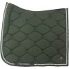2022 PS Of Sweden Signature Dressage Cotton Saddle Pad 1110-022 - Forest Green