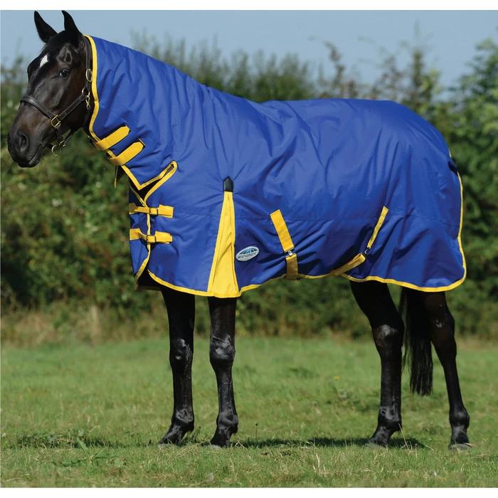 2022 Weatherbeeta Comfitec Classic Combo Neck Medium Turnout Rug 1000423 - Blue / Lemon Colour Blue/Lemon 3 2022 Weatherbeeta Comfitec Classic Combo Neck Medium Turnout Rug 1000423 - Blue / Lemon Colour Blue/Lemon
