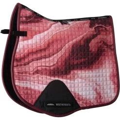 2022 Weatherbeeta Prime Marble All Purpose Saddle Pad 10087020 - Burgundy Swirl
