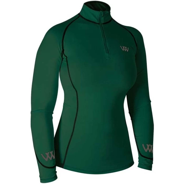 2022 Woof Wear Performance Riding Shirt & Dressage Saddle Cloth Bundle - British Racing Green Colour British Racing Green 4 2022 Woof Wear Performance Riding Shirt & Dressage Saddle Cloth Bundle - British Racing Green Colour British Racing Green - Image 2