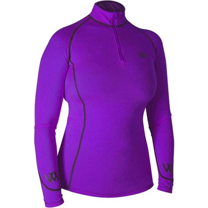 2022 Woof Wear Womens Performance Riding Shirt & Woof Wear Dressage Saddle Cloth Bundle - Ultra Violet Colour Ultra Violet 4 2022 Woof Wear Womens Performance Riding Shirt & Woof Wear Dressage Saddle Cloth Bundle - Ultra Violet Colour Ultra Violet - Image 2