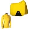 2022 Woof Wear Womens Performance Riding Shirt & Woof Wear Dressage Saddle Cloth Bundle - Sunshine Yellow Colour Sunshine Yellow