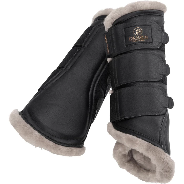 2023 Eskadron Platinum Faux Leather Tendon Boots 555039853290 - Black Colour Black 3 2023 Eskadron Platinum Faux Leather Tendon Boots 555039853290 - Black Colour Black
