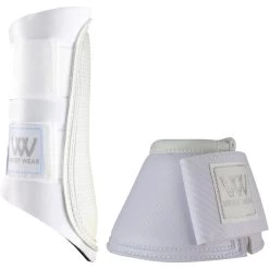 2023 Woof Wear Club Brushing Boots & Pro Overreach Boots Bundle WB0003WB0051 - White