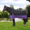 Hy Equestrian Stormx Original 200g Detach-A-Neck Turnout Rug - Black / Purple -Harness Store 3280 1.700x700