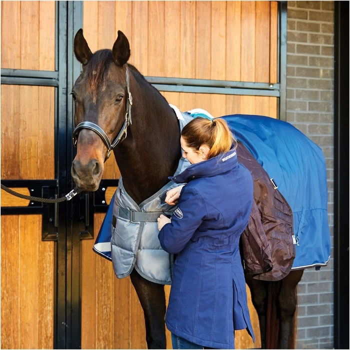 Weatherbeeta Comfitec Ultra Tough II Medium-Lite Detatch-A-Neck Rug - Blue / Charcoal 4 Weatherbeeta Comfitec Ultra Tough II Medium-Lite Detatch-A-Neck Rug - Blue / Charcoal - Image 2