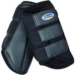 2022 Weatherbeeta Single Lock Brushing Boots 807610 - Black Colour Black