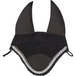 2022 Weatherbeeta Prime Bling Ear Bonnet 1002757 - Black Colour Full