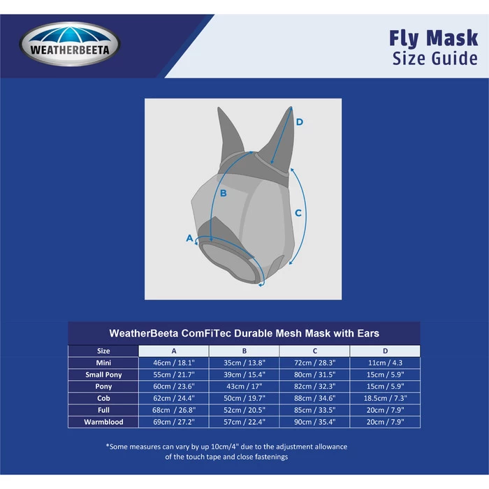 2022 Weatherbeeta Comfitec Deluxe Durable Mesh Mask With Ears And Tassels 1009572002 - Black / Purple 4 2022 Weatherbeeta Comfitec Deluxe Durable Mesh Mask With Ears And Tassels 1009572002 - Black / Purple - Image 2