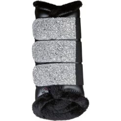 2022 HKM Sparkle Brushing Boots 13345 - Black / Silver 7 2022 HKM Sparkle Brushing Boots 13345 - Black / Silver -Harness Store 4304 HKM20Sparkle20Protection20Boots201334520 20Black20 201a.700x700