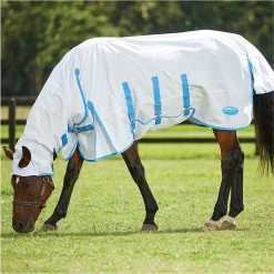 2022 Weatherbeeta Sweet Itch Shield Combo Neck Fly Rug With FREE Fly Mask Bundle WFRFM4 - Blue / White -Harness Store 4662 2500 202220Weatherbeeta20Sweet20Itch20Shield20Combo20Neck20100620920 20White20Blue2010062092033.2000x2000.700x700