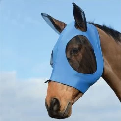 2022 Weatherbeeta Sweet Itch Shield Combo Neck Fly Rug With FREE Fly Mask Bundle WFRFM4 - Blue / White -Harness Store 4662 3858 1.2000x2000.700x700