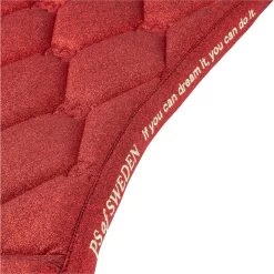 2022 PS Of Sweden Stardust Glitter Dressage Saddle Pad 20073-720 - Red -Harness Store 5671 202220PS20Of20Sweden20Stardust20Glitter20Dressage20Saddle20Pad2020073 72020 20Red20Detail201.700x700