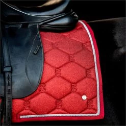 2022 PS Of Sweden Stardust Glitter Dressage Saddle Pad 20073-720 - Red -Harness Store 5671 202220PS20Of20Sweden20Stardust20Glitter20Dressage20Saddle20Pad2020073 72020 20Red20Lifestyle201.700x700