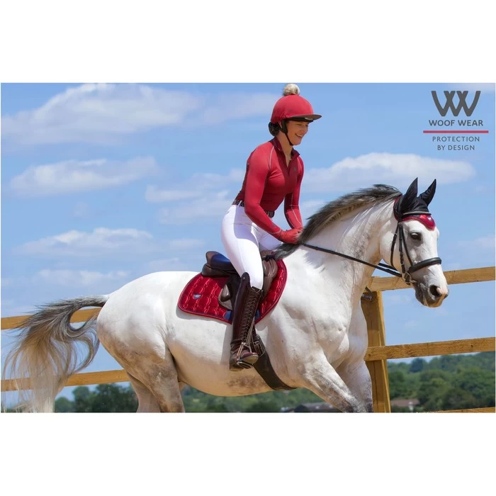 Woof Wear Vision Close Contact Saddle Pad - Shiraz Colour Shiraz 4 Woof Wear Vision Close Contact Saddle Pad - Shiraz Colour Shiraz - Image 2