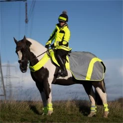 2023 Equisafety Mercury Reflective Exercise Rug MRUG-RO - Yellow Colour Yellow -Harness Store 6122 202320Equisafety20Mercury20Reflective20Exercise20Rug20MRUG RO20 20Yellow 20Lifestyle202.700x700