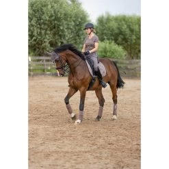 2023 HV Polo Jenna Dressage Saddle Pad 802093502 - Espresso Colour Espresso -Harness Store 6152 203A6760.700x700