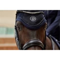 2023 Eskadron Glitter Mesh Fly Hood 345531 385 - Navy Colour Navy -Harness Store 6282 esk 0123 kam 345531 385 380 add4.700x700