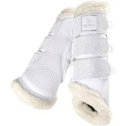 2023 Eskadron Glossy Crystal Saddle Cloth & Mesh Evo-Wool Tendon Boots Bundle 218131555131 - White -Harness Store 6326 6292 esk 555131 663 10 f.2000x2000.700x700