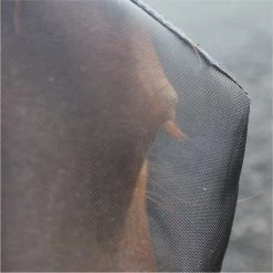 2023 Woof Wear UV Fly Mask With Ears & UV Nose Protector Bundle FMNPUV23 - Black / Turquoise Colour Black / Turquoise -Harness Store 6330 upclose20fly20mask.2000x2000.700x700