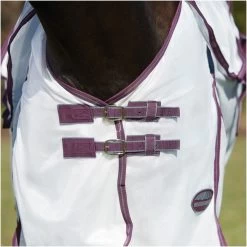 2023 Weatherbeeta Comfitec Essential Fly Rug With FREE Fly Mask WFRFM2 - Grey / White / Maroon -Harness Store 6371 202320Weatherbeeta20Comfitec20Essential20Mesh20II20Combo20Neck20100044116620 20WhiteMarron20Grey20close.2000x2000.700x700