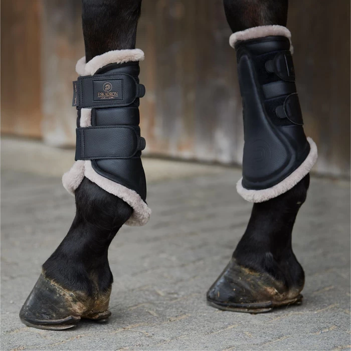 2023 Eskadron Platinum Faux Leather Tendon Boots 555039853290 - Black Colour Black 4 2023 Eskadron Platinum Faux Leather Tendon Boots 555039853290 - Black Colour Black - Image 2