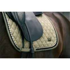2023 HV Polo Francis Dressage Saddle Pad 802093355 - Dark Oil Green -Harness Store 6947 LA 05517.700x700