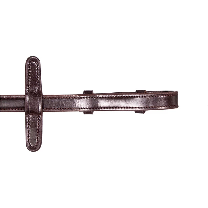 2023 Henry James Saddlery Small Pimple Hybrid Rubber Reins With Leather Stoppers RR6 - Havana Brown Colour Havana Brown 4 2023 Henry James Saddlery Small Pimple Hybrid Rubber Reins With Leather Stoppers RR6 - Havana Brown Colour Havana Brown - Image 2