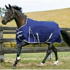 Weatherbeeta Comfitec Essential Lite Plus Standard Neck Rug - Navy / Silver