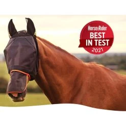 Equilibrium Field Relief Max Fly Mask Black / Red