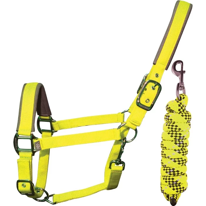 Woof Wear Head Collar & Lead Rope WS0020 - Yellow 3 Woof Wear Head Collar & Lead Rope WS0020 - Yellow