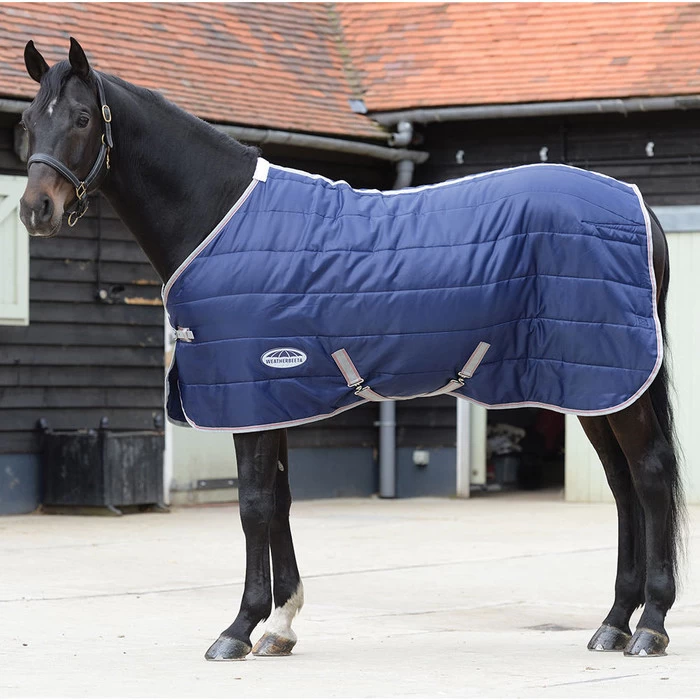 2022 Weatherbeeta Comfitec 210D Channel Quilt Medium-Lite Standard Neck Stable Rug 8017 - Navy / Silver 3 2022 Weatherbeeta Comfitec 210D Channel Quilt Medium-Lite Standard Neck Stable Rug 8017 - Navy / Silver