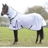 Weatherbeeta Comfitec Essential Mesh Combo Neck Fly Rug White / Purple