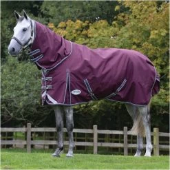 Weatherbeeta Comfitec Plus Dynamic II Lite Detach-A-Neck Rug - Maroon / Grey