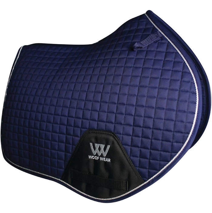 Woof Wear Close Contact Saddle Cloth - Navy Colour Navy 3 Woof Wear Close Contact Saddle Cloth - Navy Colour Navy