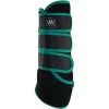 Woof Wear Training Wraps - Black / Ocean Colour Black/Ocean -Harness Store Woof Wear Dressage Wraps Ocean.700x700