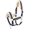 2023 Eskadron Double Pin Matt Gloss Evo-Wool Headcollar 420831 838 - Navy -Harness Store esk 420831 838 380 f.700x700