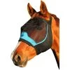 Woof Wear UV Fly Mask Without Ears - Black / Turquoise Colour Black/Turquoise -Harness Store fly20mask.700x700